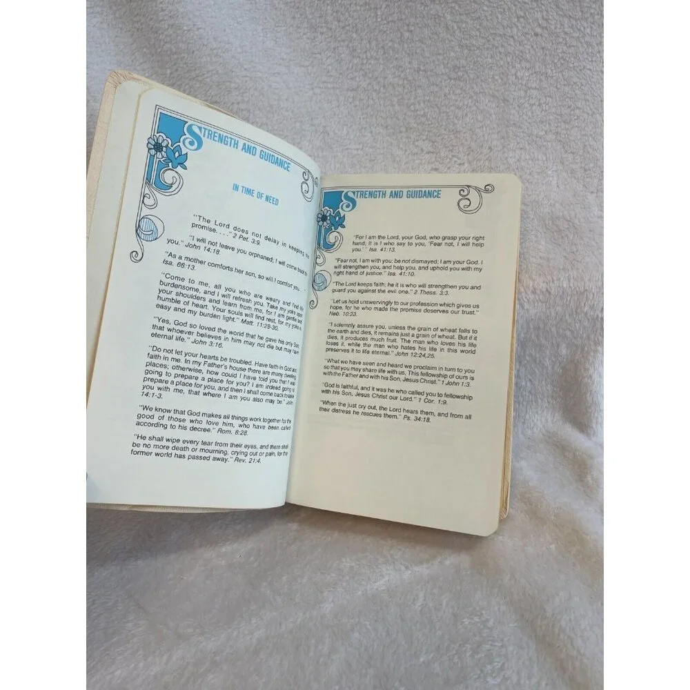 The New American Bible The Holy Bible Memorial‎ Edition Illustrated White Gold